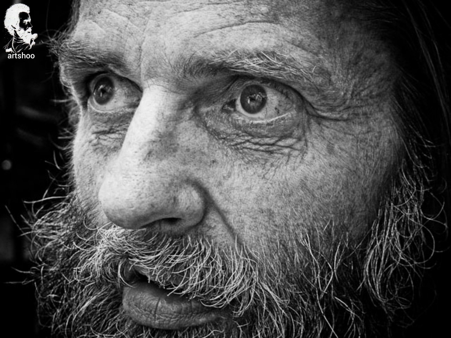 مدل پرتره سیاه قلم